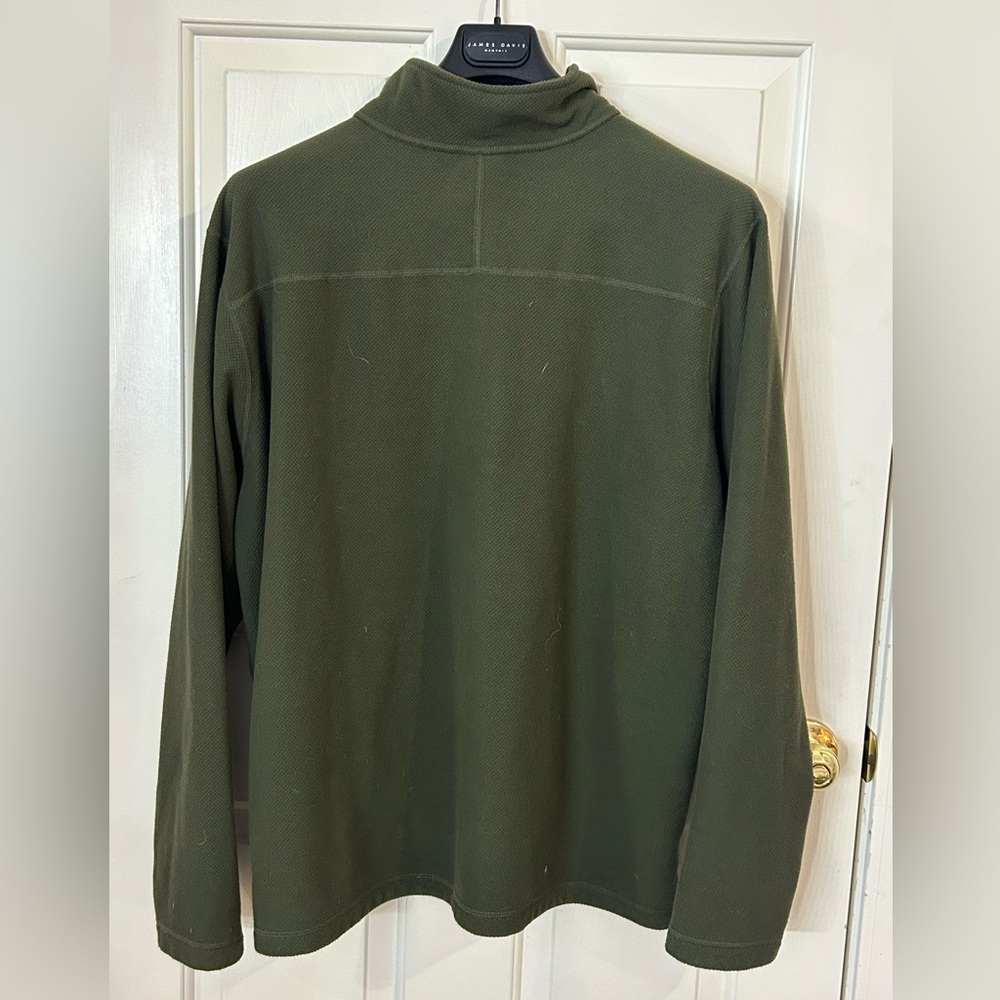 The North Face 1/4 Zip Jacket Mens XXL Textured Cap Rock Green Gorpcore Hiking - Picture 2 of 9